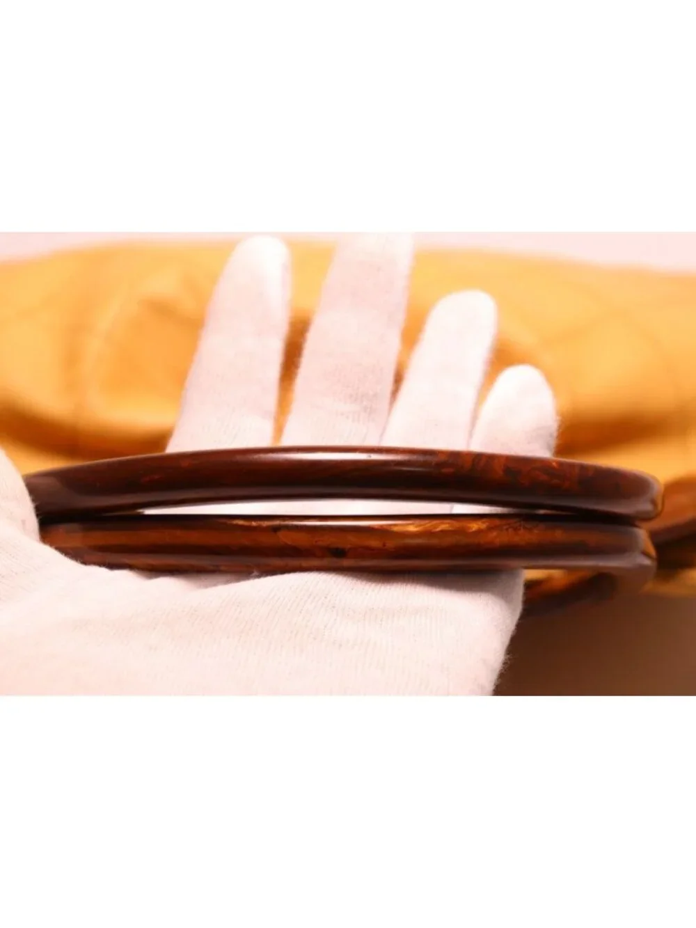 Chanel Wild Stitch Wood Handle Handbag